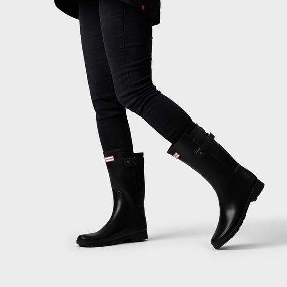 💫Brand New Original Tour Short Hunter Boots- Black💫 - Picture 5 of 14